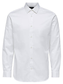 Camisa de negocios Slim Fit - White