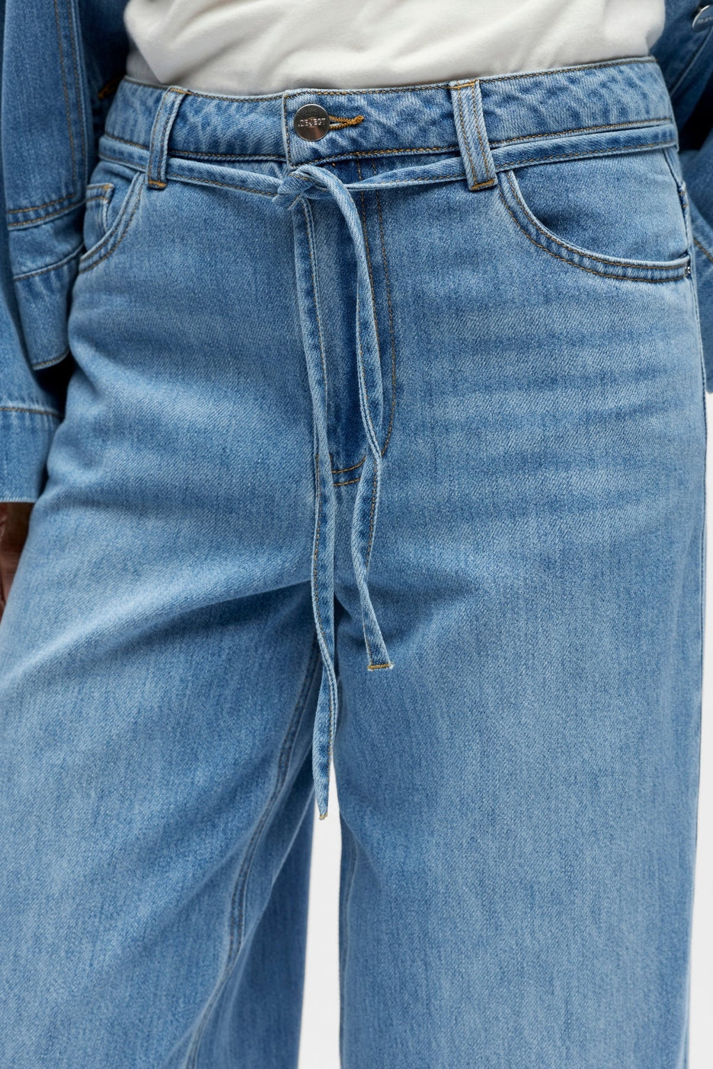 Vaqueros anchos Rosie - Denim azul claro
