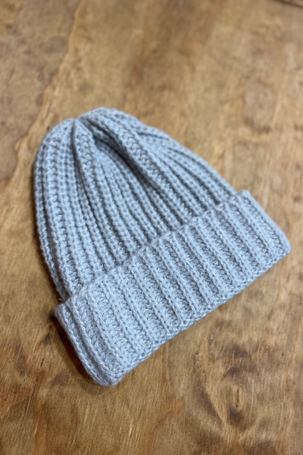 Gorro de canalé - Gris claro