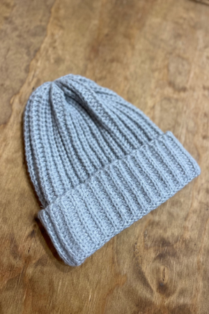 Gorro de canalé - Gris claro