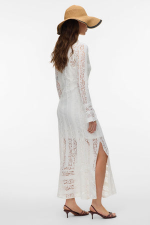 Vestido tobillero Kennedy - Cloud Dancer