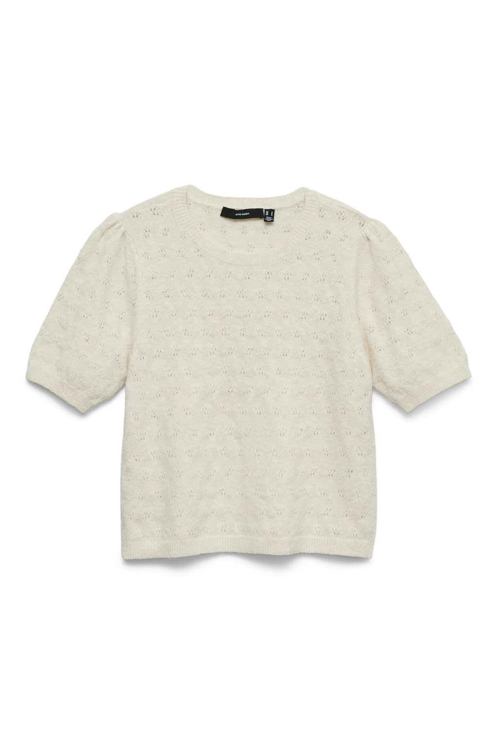 Jersey Doffy Stitch con cuello redondo - Birch Melange