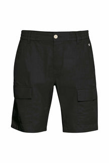 Lino Cargo Shorts - Negro
