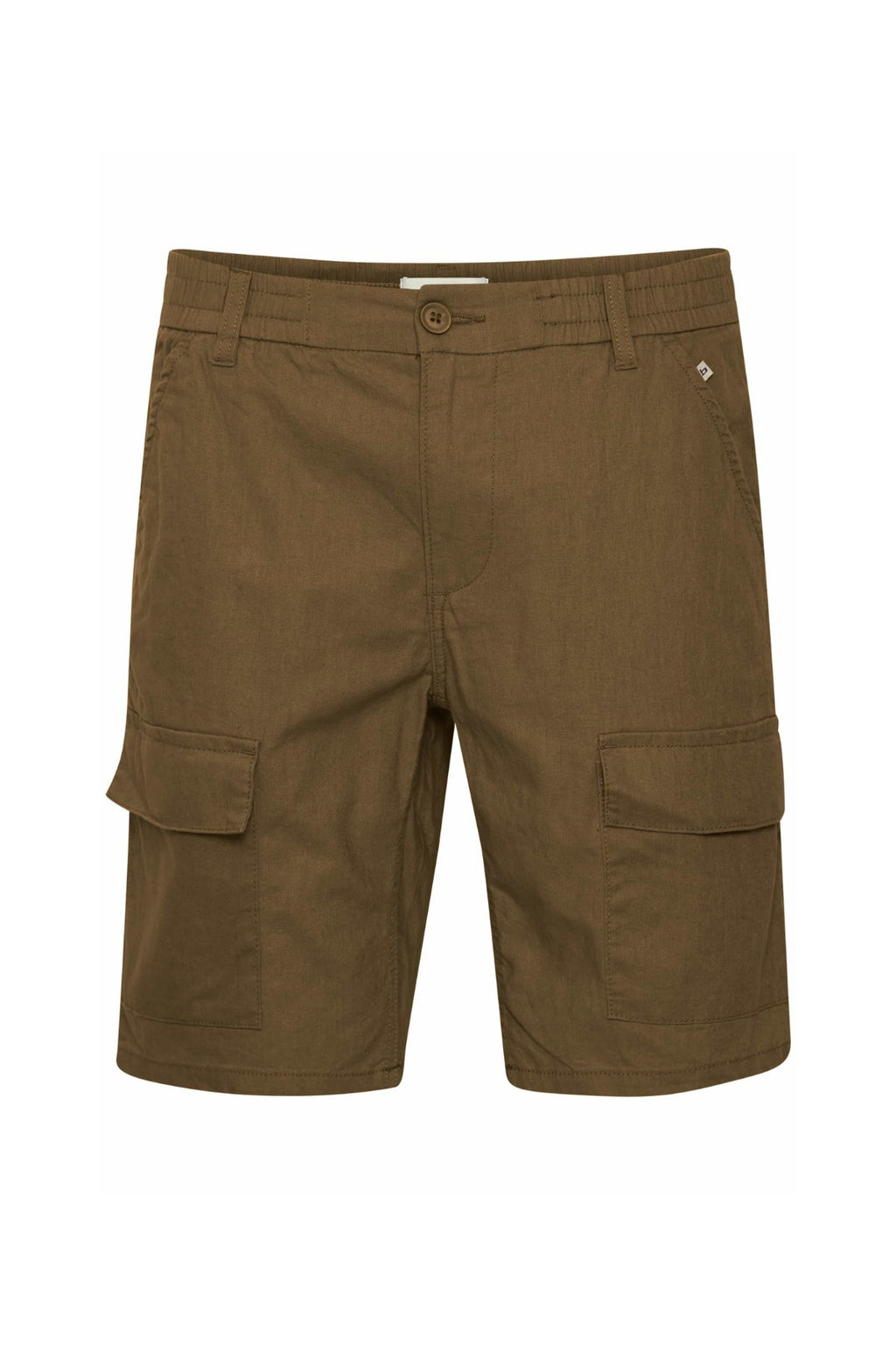 Lino Cargo Shorts - Marrón