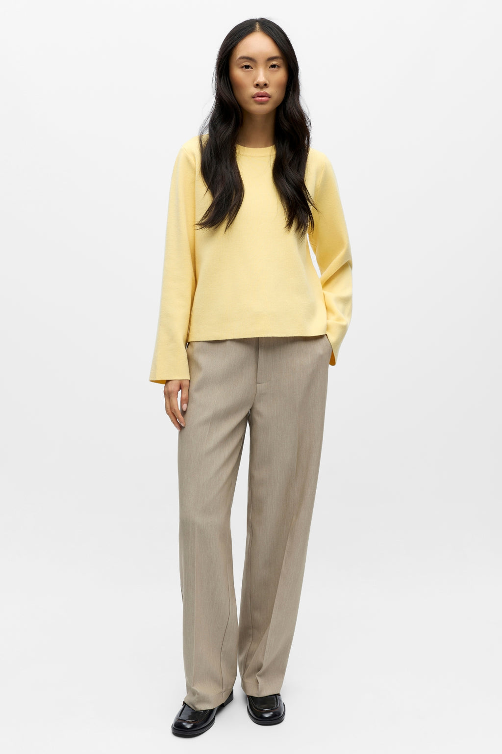 Jersey Reynard con cuello redondo - Luz del sol