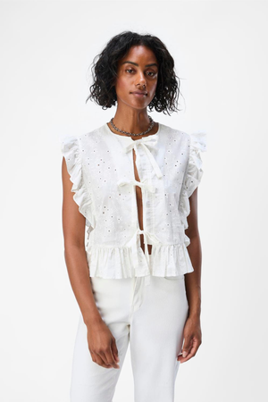 Cilie Top - Cloud Dancer