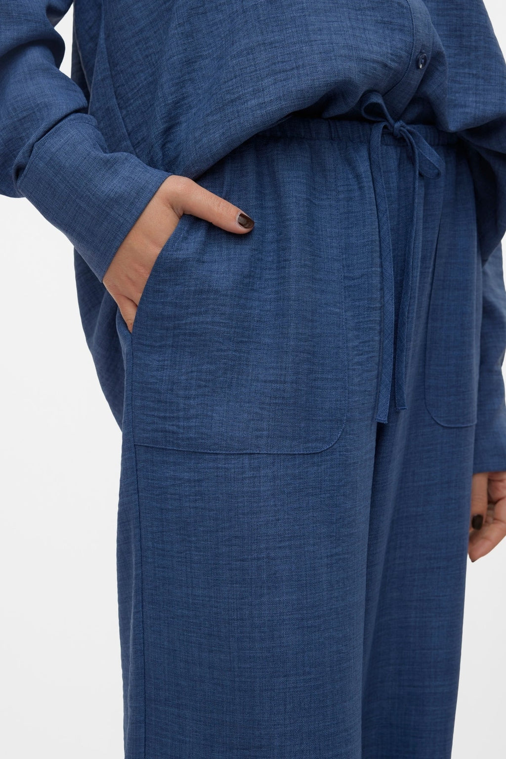 Melaney Loose Pant - Blazer azul marino