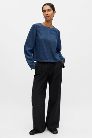 Frame Top - Dark Blue Denim