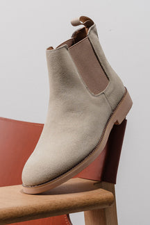 Botas Chelsea - Beige