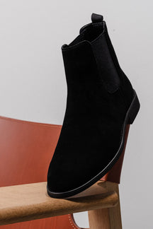 Botas Chelsea - Ante Negro