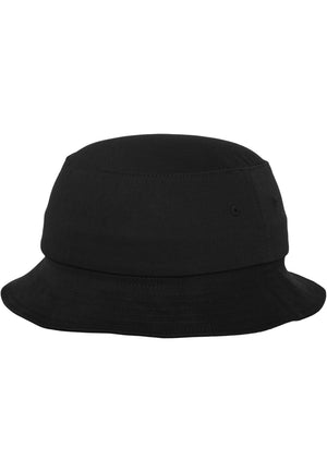 Sombrero de cubo de sarga de algodón - Negro