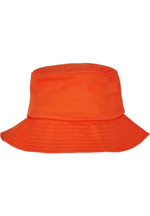 Sombrero de cubo de sarga de algodón - Naranja