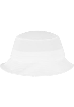 Sombrero de cubo de sarga de algodón - Blanco