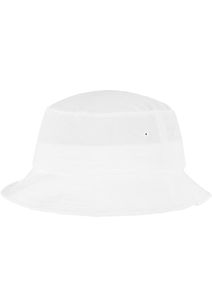 Sombrero de cubo de sarga de algodón - Blanco