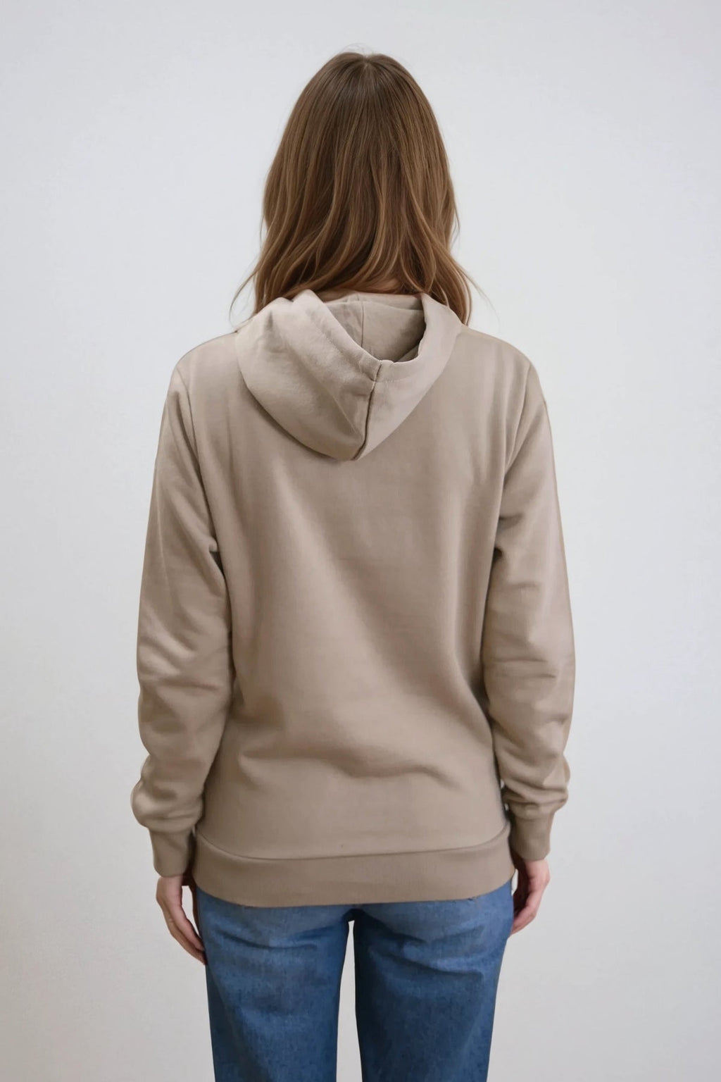 Boyfriend Sweat Soodie - Beige oscuro