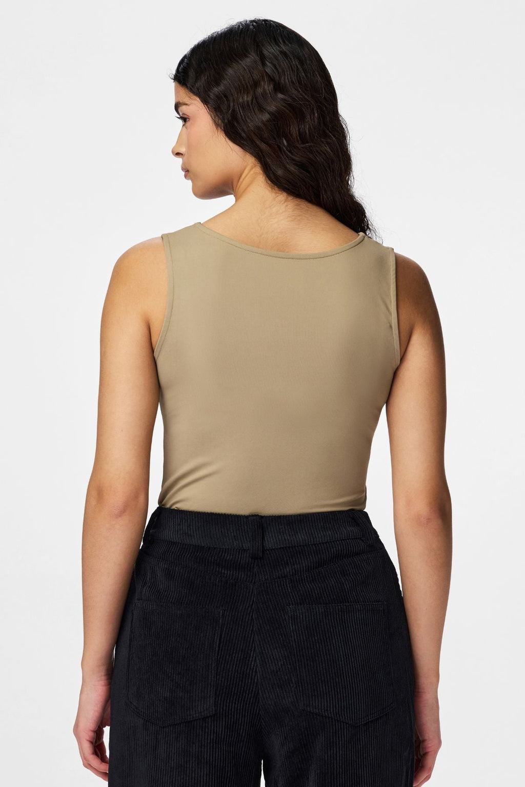Camiseta sin mangas reversible Lula - Greige