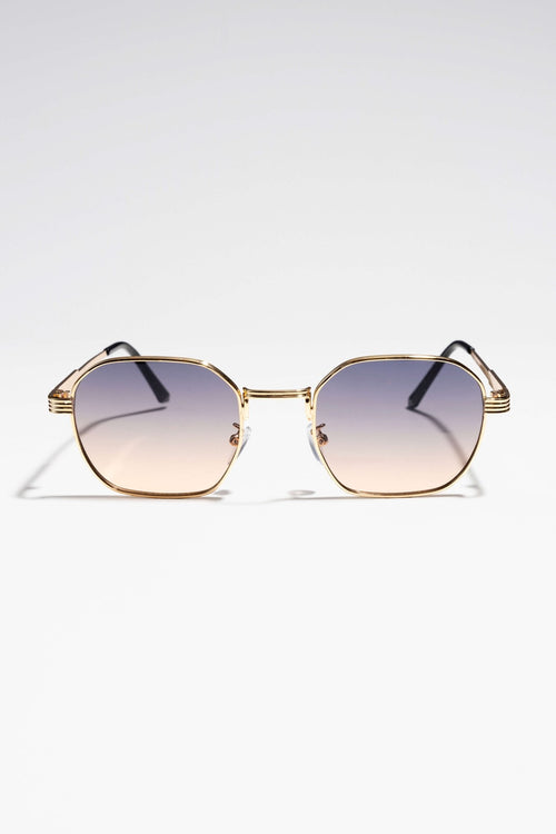 Damian Sunglasses - Gold/Purple - TeeShoppen Group™ - Accessories - TeeShoppen