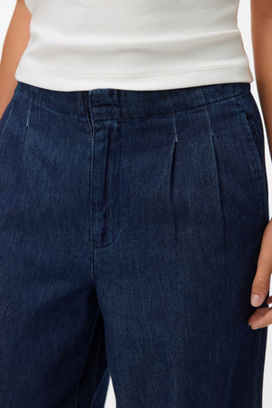 Rae Wide Jeans - Dark Blue Denim
