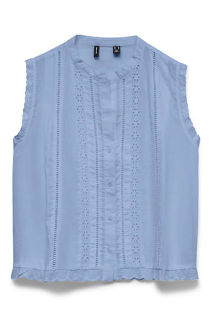 Top con detalle Emily - Brunnera Blue