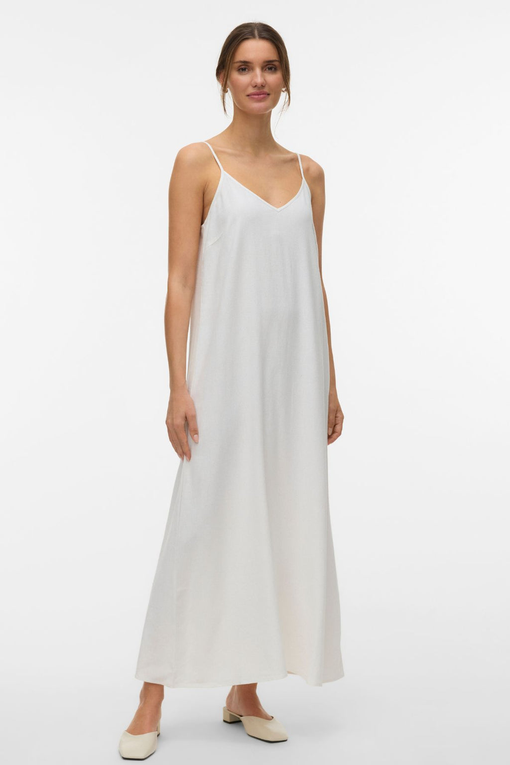 Mymilo Singlet Ankle Dress - Snow White