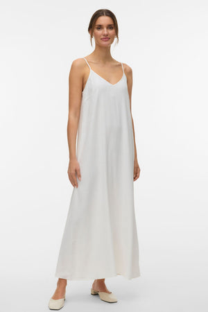 Mymilo Singlet Ankle Dress - Snow White