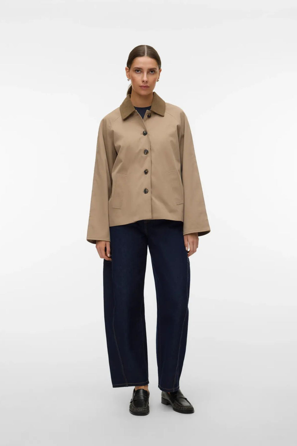 Chelseafia Short Jacket -  Silver Mink