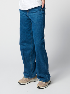 The Original Performance Wide Jeans - Medium Blue Denim