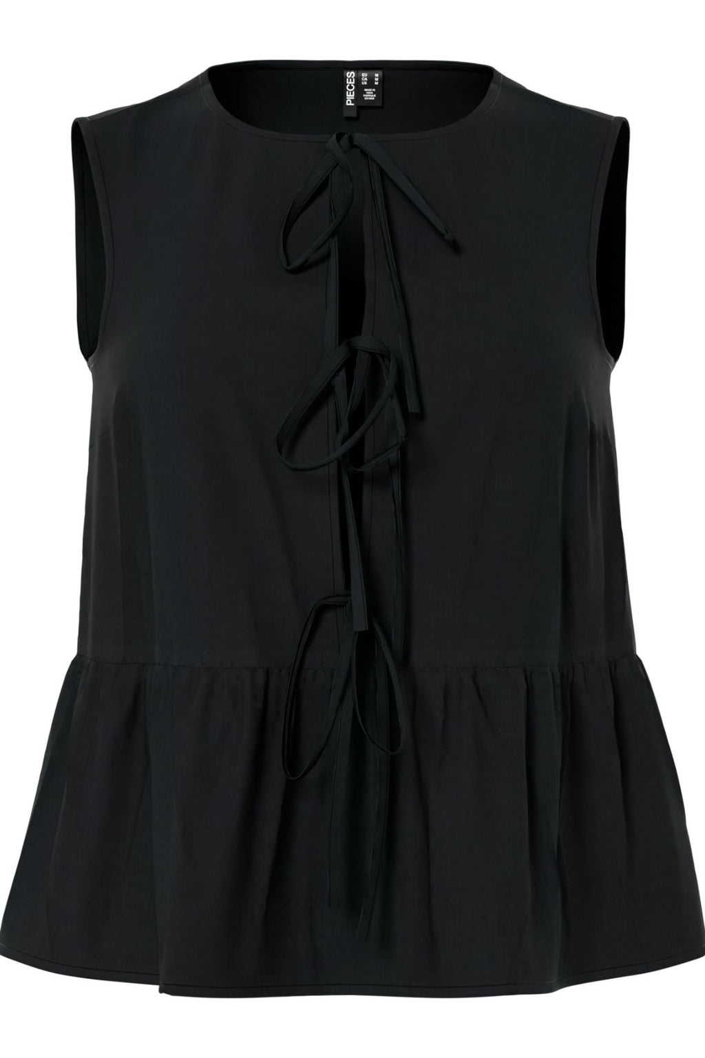 Top Jolly con lazo - Negro