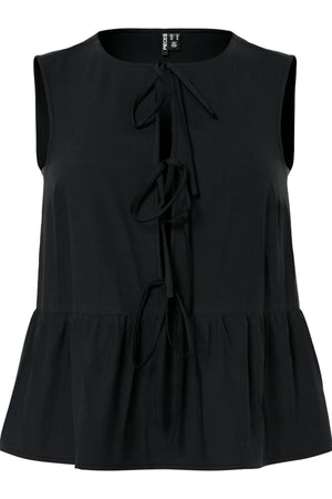 Top Jolly con lazo - Negro