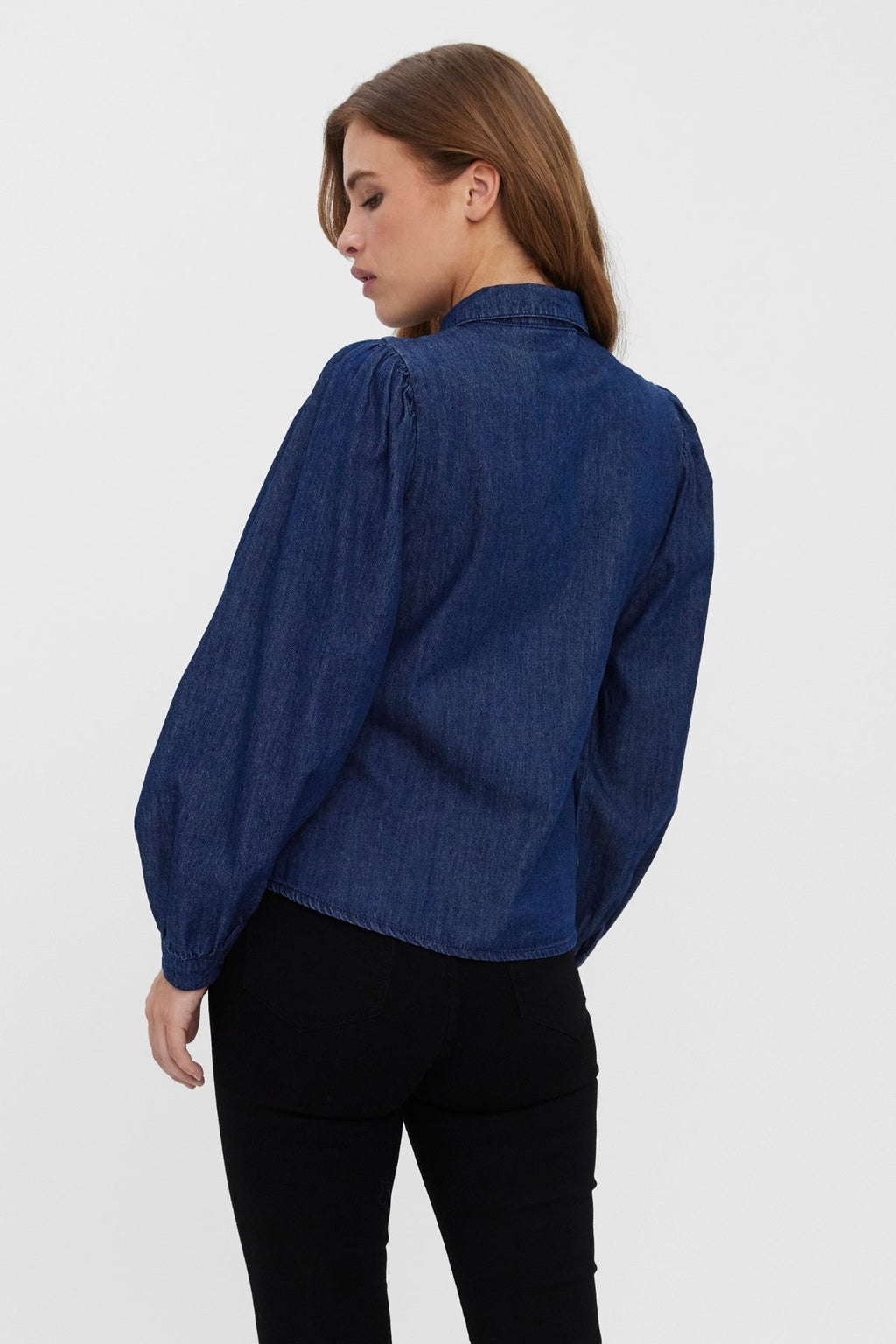 Camisa de mezclilla nily - mezclilla azul oscuro