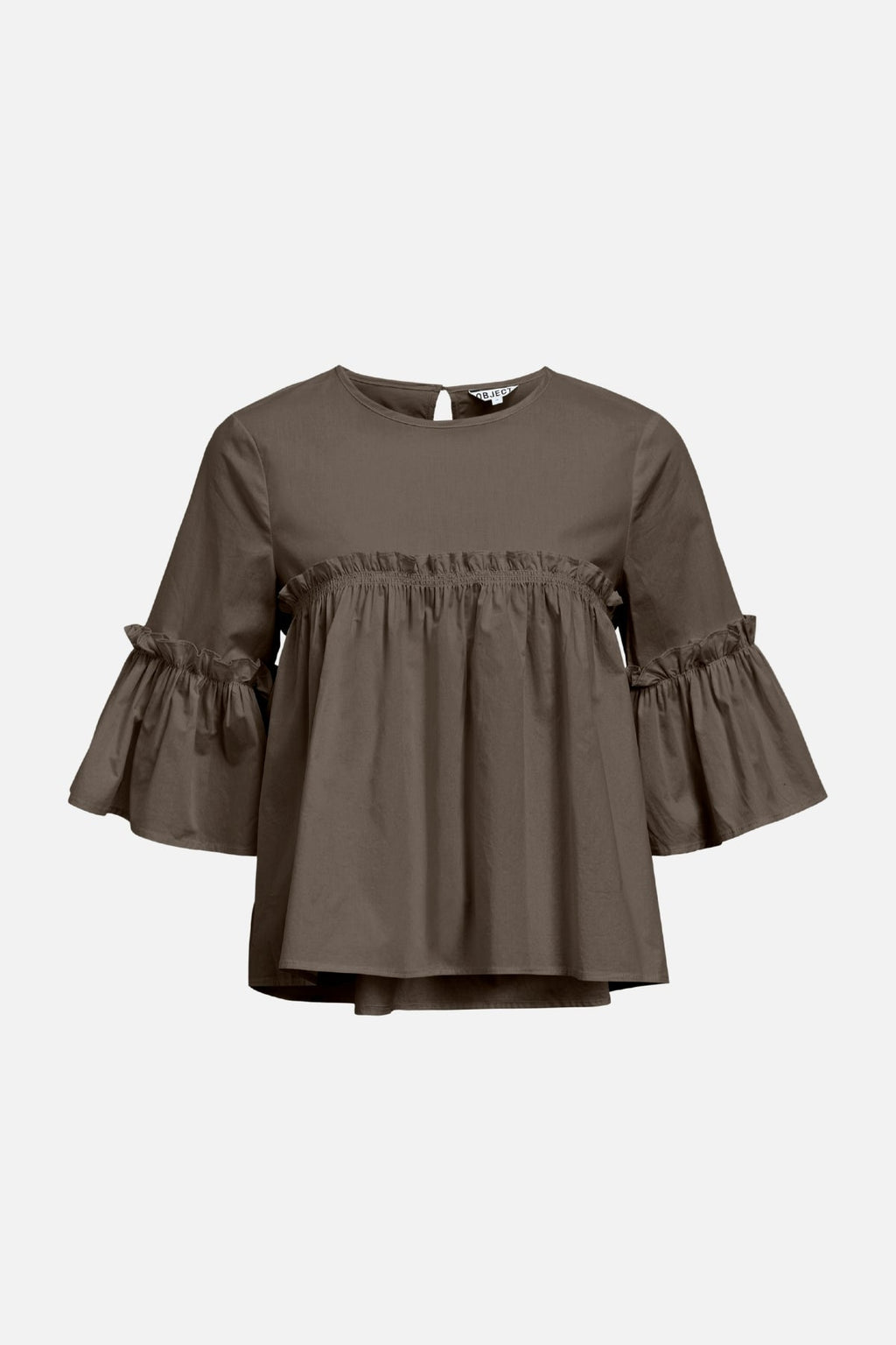 Hope Neck Top - Morel