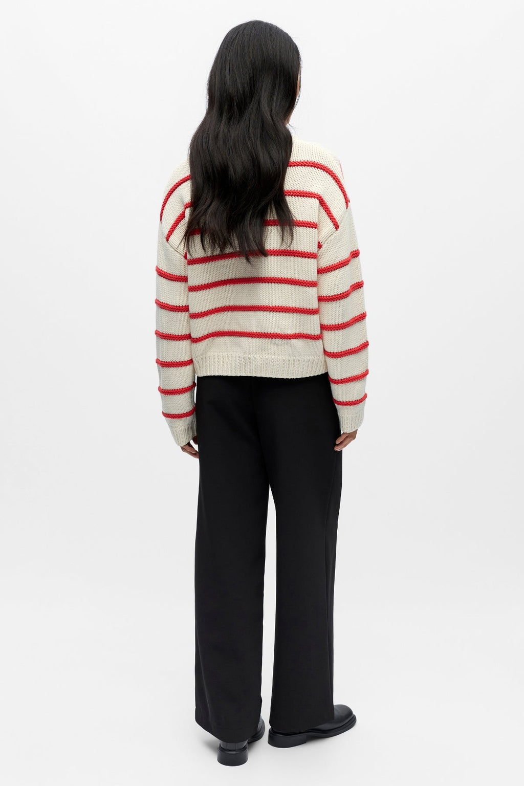 Jersey de punto Oda - Birch Poinsettia
