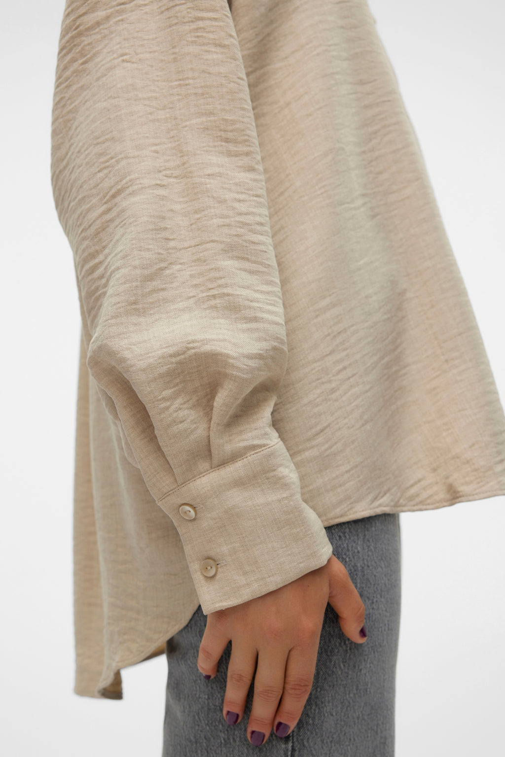 Camisa Melaney Queeny - Overcast Melange