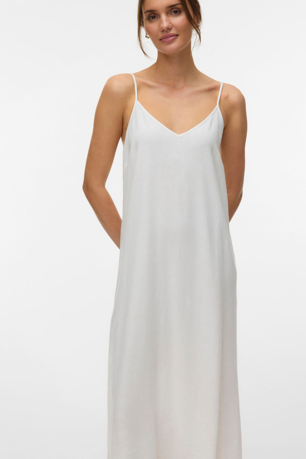 Mymilo Singlet Ankle Dress - Snow White