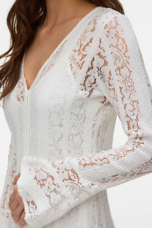 Vestido tobillero Kennedy - Cloud Dancer