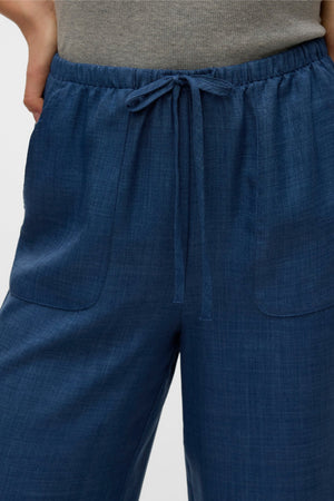 Pantalón Suelto Melaney - Dark Denim Melange