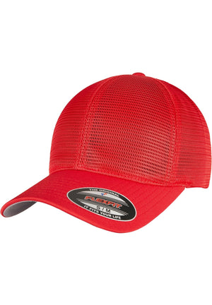 GORRO FLEXFIT 360 OMNIMESH - Rojo