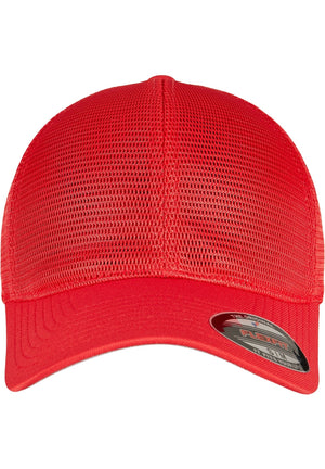 GORRO FLEXFIT 360 OMNIMESH - Rojo