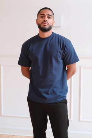 Camiseta cuadrada - Azul marino