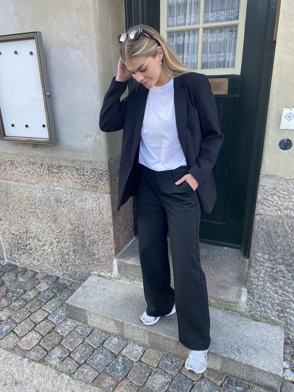 Pantalones anchos de Lisa - Negro