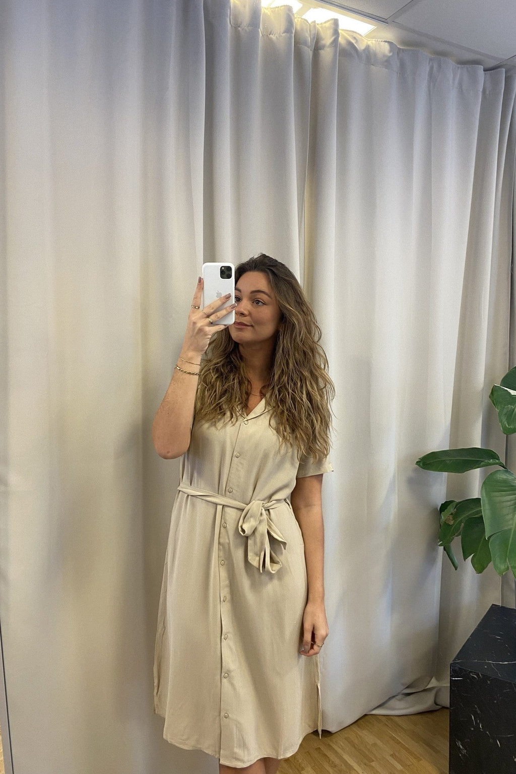 Vestido de Olivia - pimienta blanca