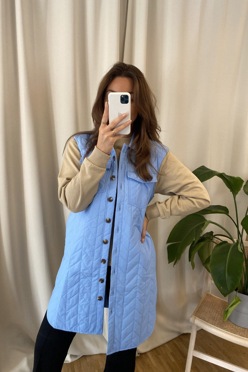 Chaleco acolchado de magda lang - hortensia