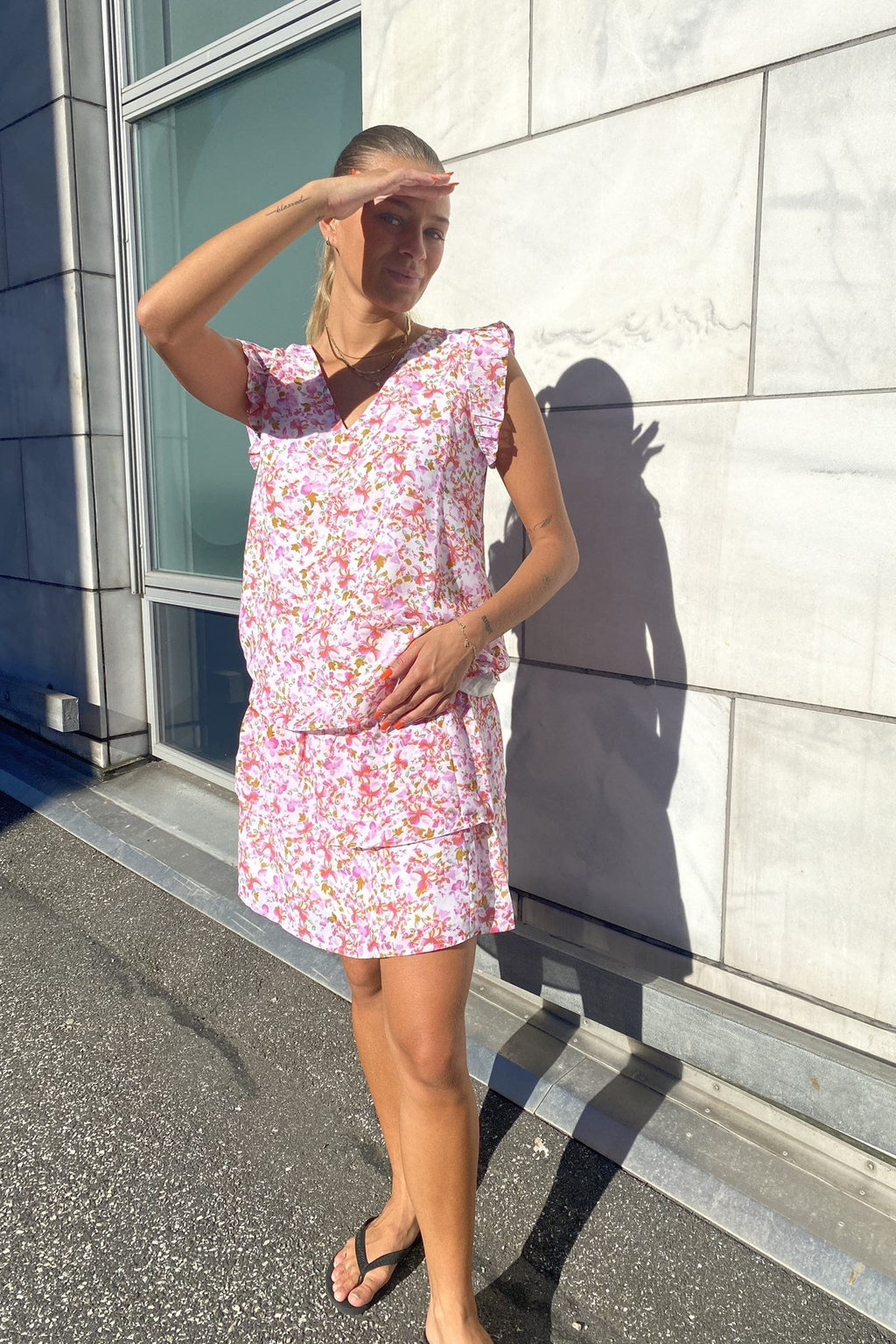 Star Smock Skirt - Tofu Darling Ditsy