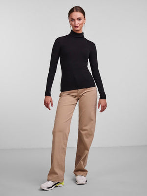 Top Kitte Rollneck - Negro