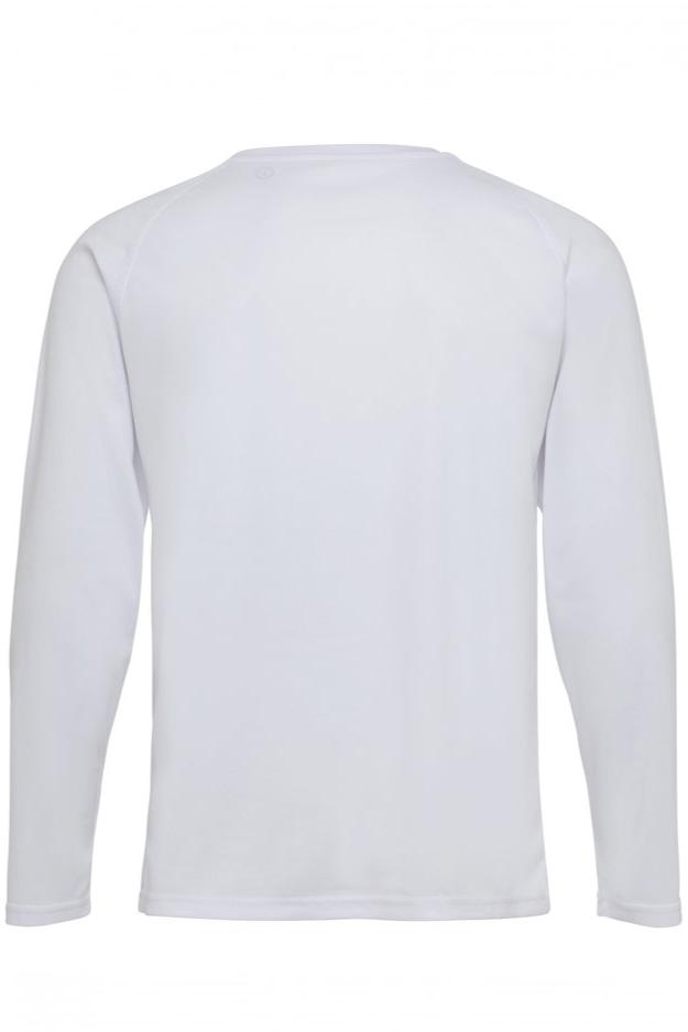 Camiseta de entrenamiento longitude - blanco