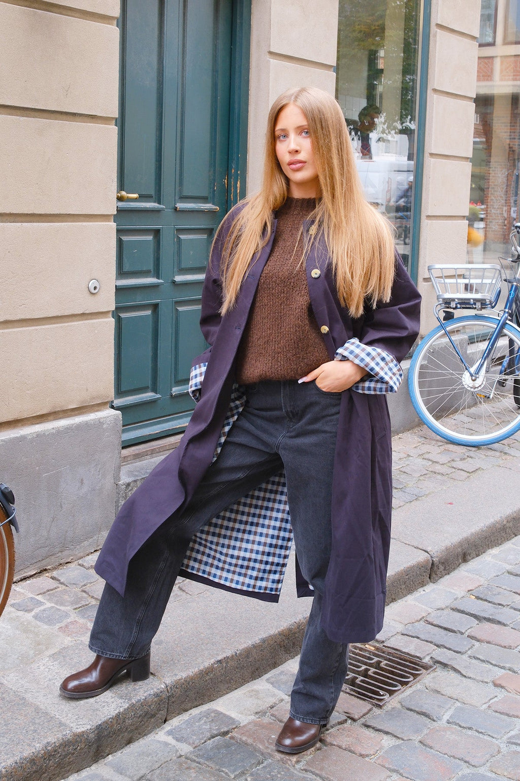 Gabardina Livia - Azul marino