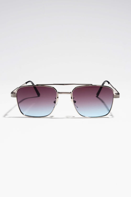 Mason Sunglasses - Silver/Blue - TeeShoppen Group™ - Accessories - TeeShoppen
