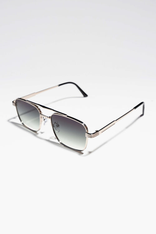 Mason Sunglasses - Silver/Green - TeeShoppen Group™ - Accessories - TeeShoppen