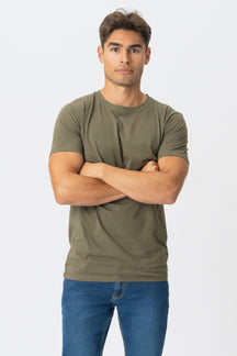 Camiseta muscular - Green del ejército