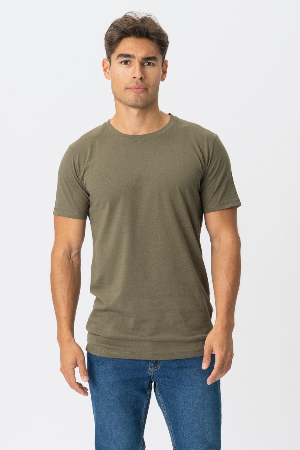 Camiseta muscular - Green del ejército